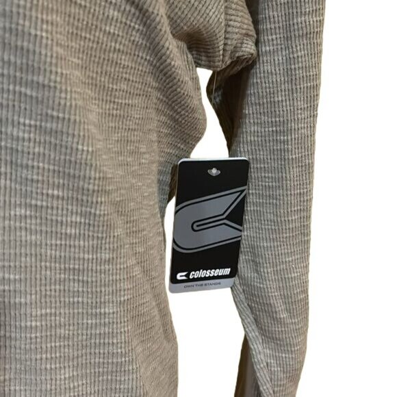 Iowa State Cyclones Men’s Waffle Henley Shirt Colosseum Stitched Fan Large New - Picture 4 of 9